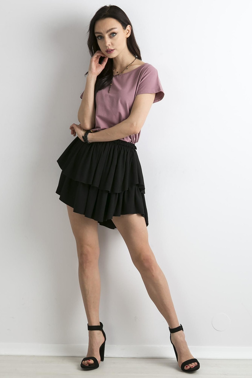 Zaprášené růžové tričko Circle