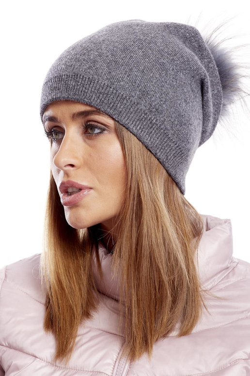 Czapka- AT-CZ-17285,40 - tmavě šedá