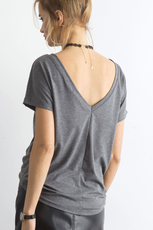 Tmavě šedé tričko Fire Tmavě šedé tričko Fire