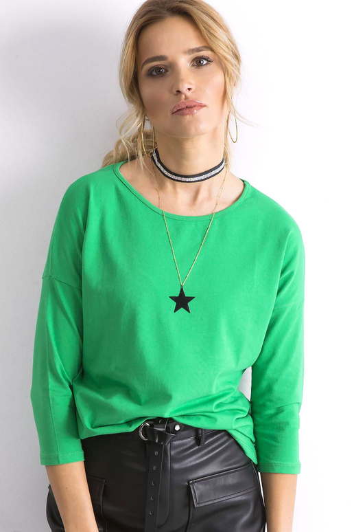 Dubnová zelená halenka