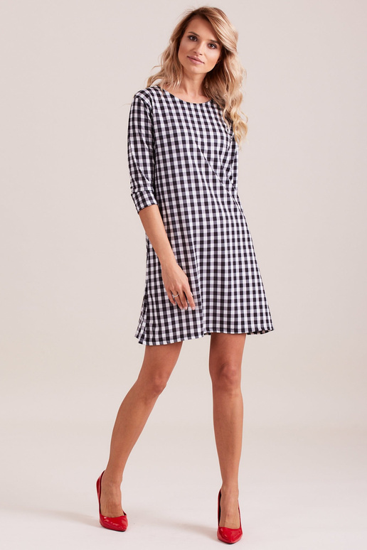 Šaty-PL-SK-4335.08-černo-bílé