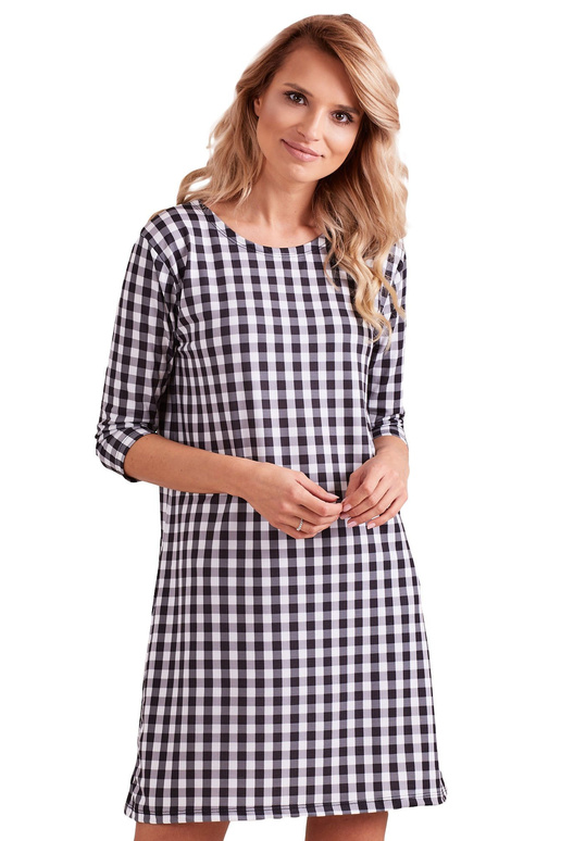 Šaty-PL-SK-4335.08-černo-bílé