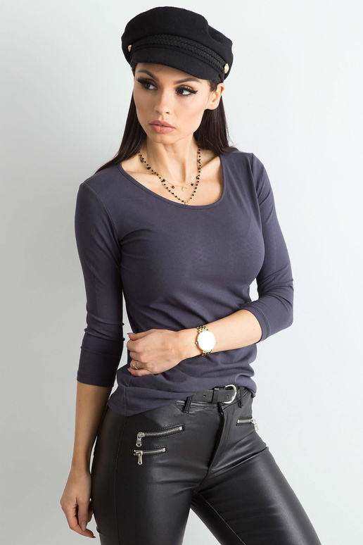 Grafitová halenka Mona