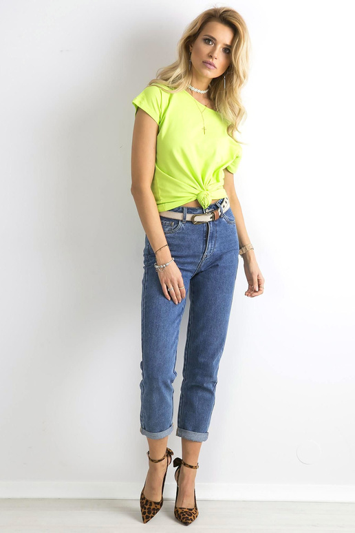 T-shirt-RV-BZ-4622.27-fluo zielony T-shirt-RV-BZ-4622.27-fluo zielony