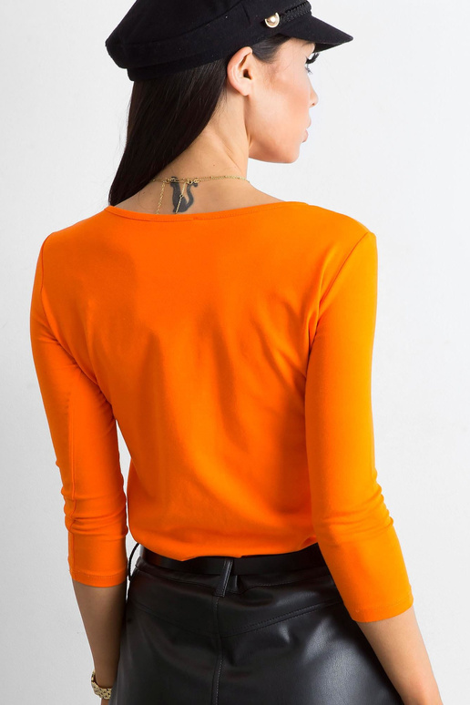 Bluzka-RV-BZ-4690.20-pomarańczowy Bluzka-RV-BZ-4690.20-pomarańczowy