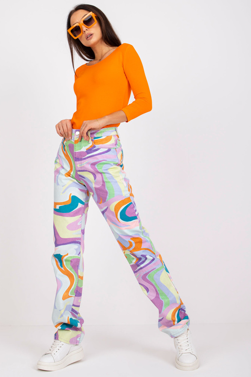 Bluzka-RV-BZ-4690.20-pomarańczowy Bluzka-RV-BZ-4690.20-pomarańczowy