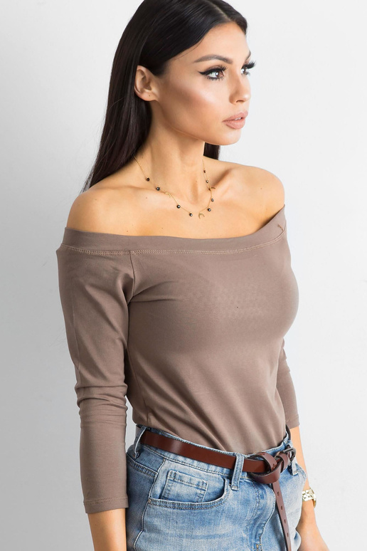 Bluzka-RV-BZ-4692.99-brązowy Bluzka-RV-BZ-4692.99-brązowy