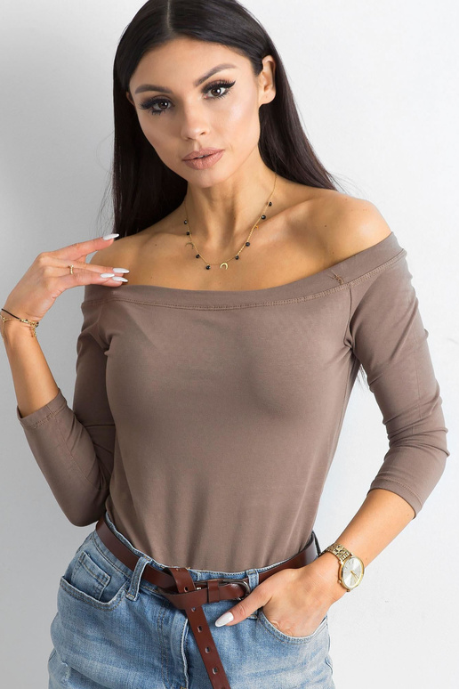 Bluzka-RV-BZ-4692.99-brązowy Bluzka-RV-BZ-4692.99-brązowy