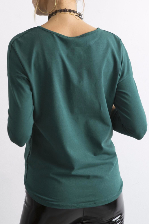 Dubnová tmavě zelená halenka Dubnová tmavě zelená halenka