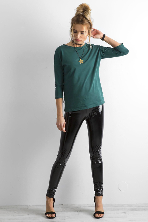 Dubnová tmavě zelená halenka Dubnová tmavě zelená halenka