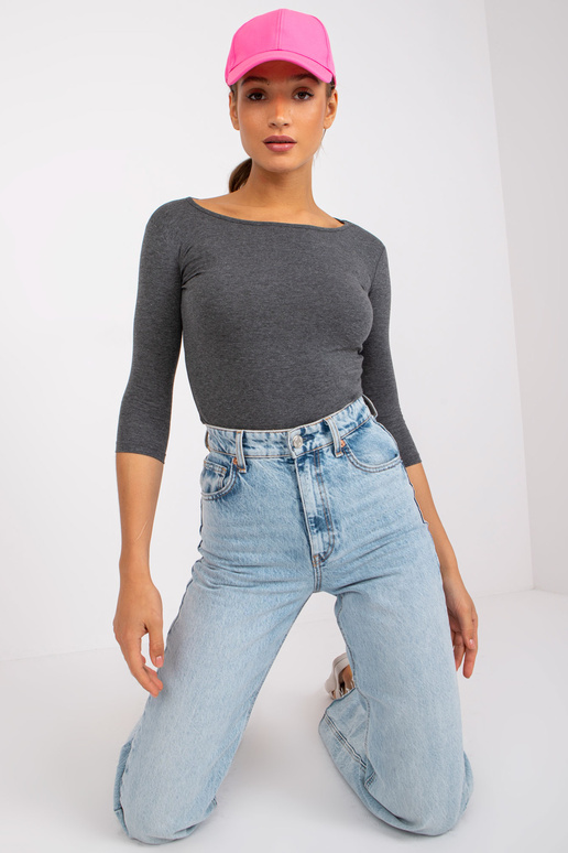 Tmavě šedá halenka Mona