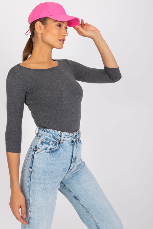 Tmavě šedá halenka Mona