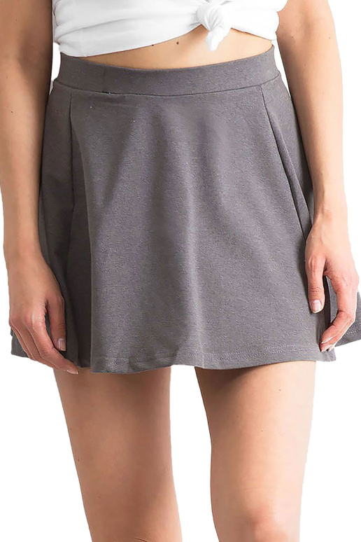 Spódnica-PL-SD-1565.19-ciemny szary Spódnica-PL-SD-1565.19-ciemny szary