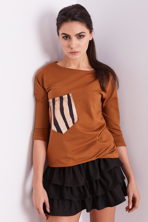 Bluzka-PL-BZ-1694.08-jasny brązowy