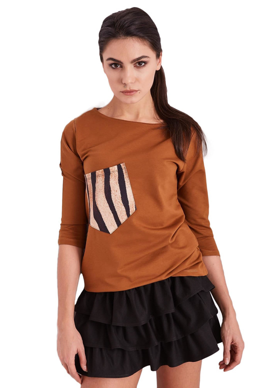 Bluzka-PL-BZ-1694.08-jasny brązowy