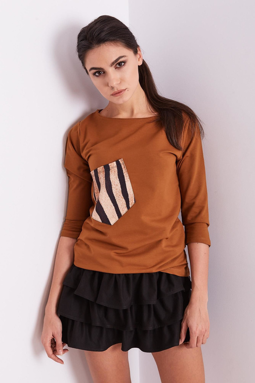 Bluzka-PL-BZ-1694.08-jasny brązowy