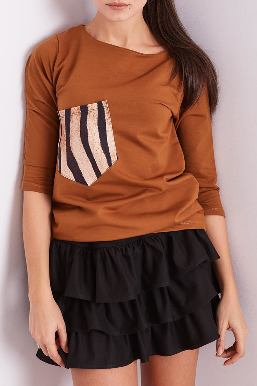 Bluzka-PL-BZ-1694.08-jasny brązowy