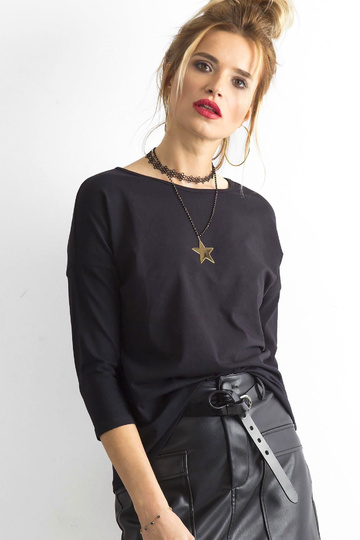 Dubnová černá halenka 2