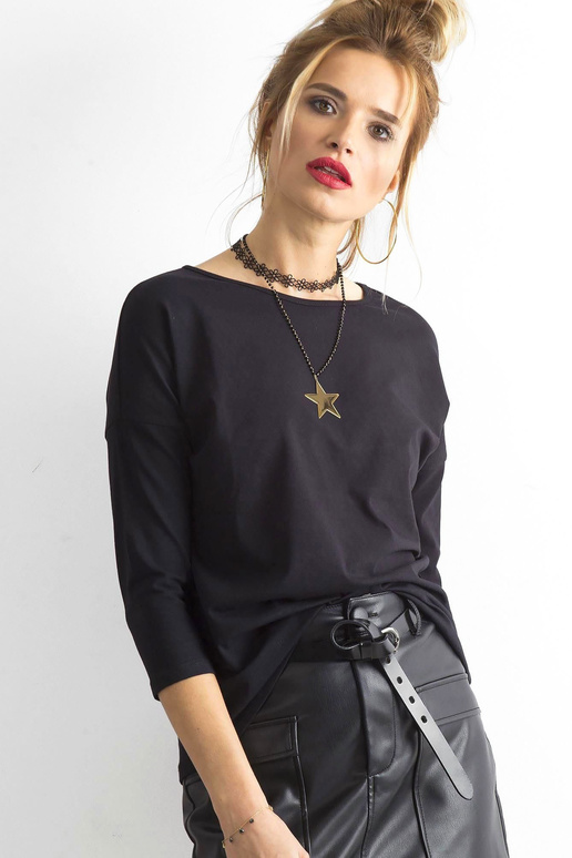 Dubnová černá halenka