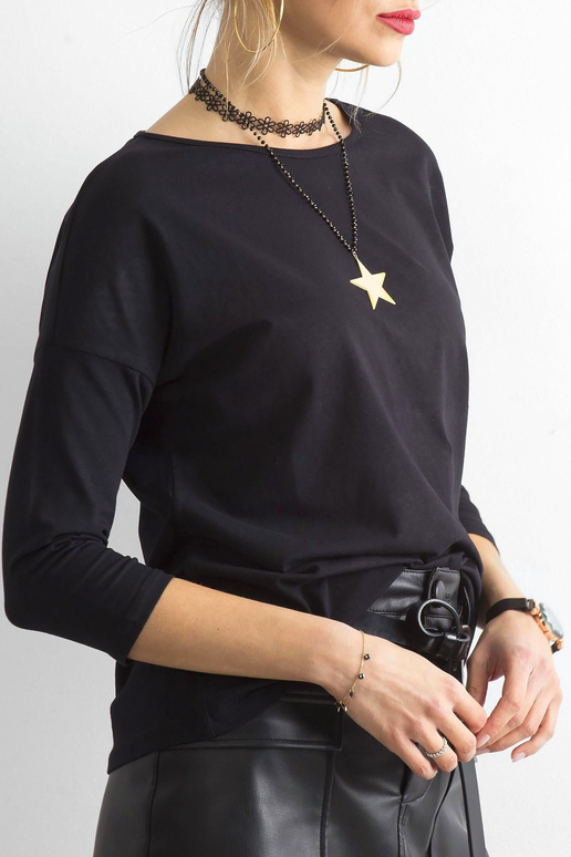 Dubnová černá halenka