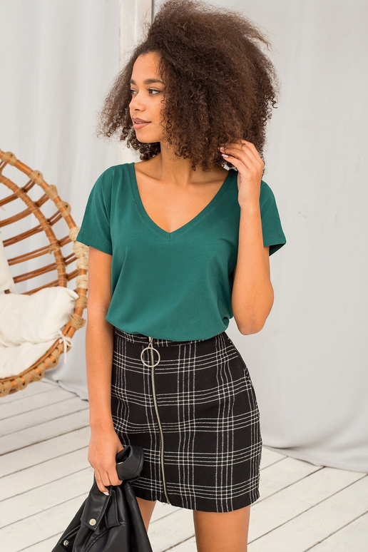 Tmavě zelené tričko Emory Tmavě zelené tričko Emory