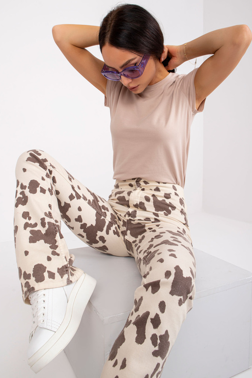 T-shirt-RV-TS-4623.10-beżowy T-shirt-RV-TS-4623.10-beżowy