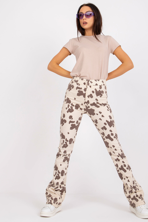 T-shirt-RV-TS-4623.10-beżowy T-shirt-RV-TS-4623.10-beżowy