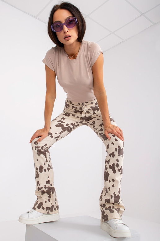 T-shirt-RV-TS-4623.10-beżowy T-shirt-RV-TS-4623.10-beżowy