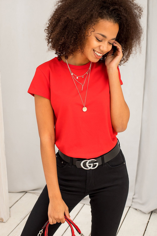 T-shirt-RV-TS-4623.86-czerwony T-shirt-RV-TS-4623.86-czerwony