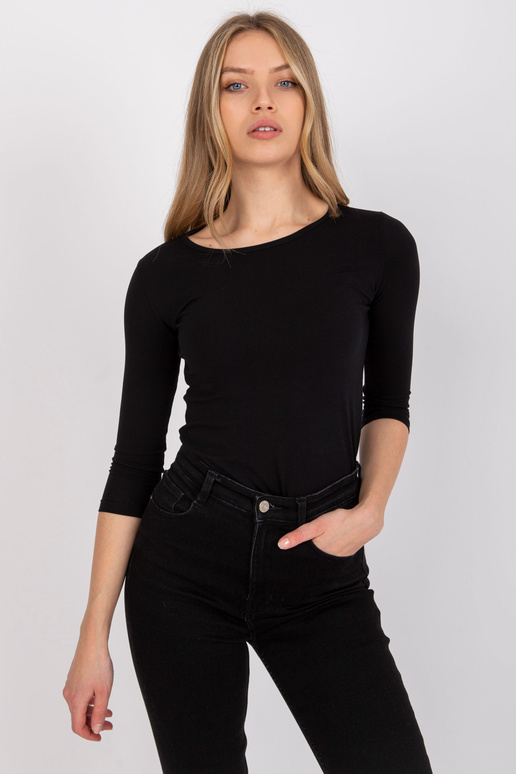 Černá basic dámská halenka Mona Černá basic dámská halenka Mona