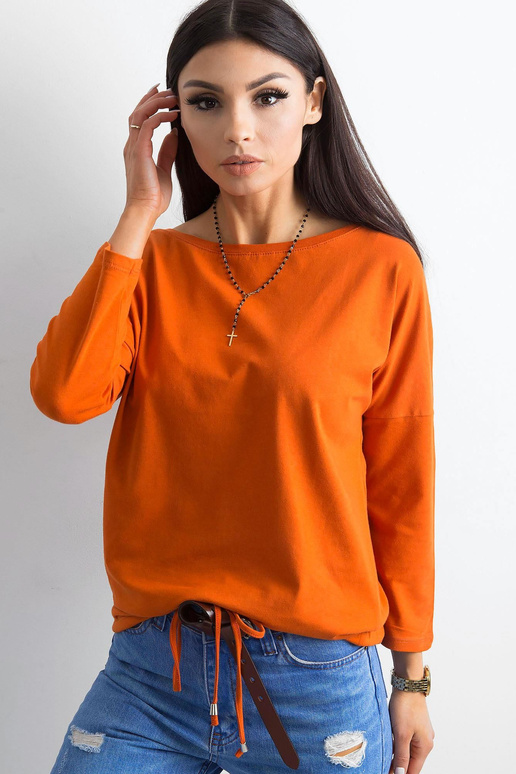 Tmavě oranžová halenka Fiona Tmavě oranžová halenka Fiona