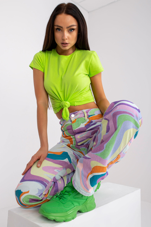 T-shirt-RV-TS-4623.84-fluo zielony T-shirt-RV-TS-4623.84-fluo zielony