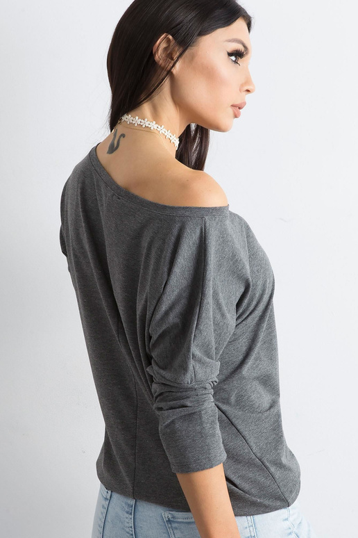 Tmavě šedá halenka Fiona