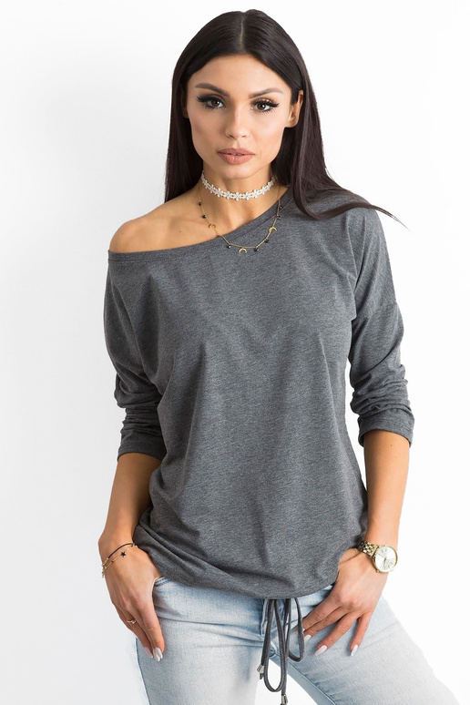 Tmavě šedá halenka Fiona