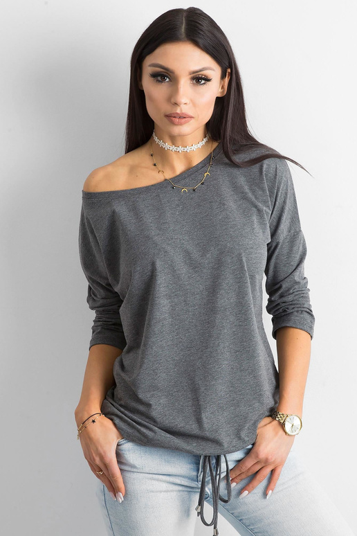 Tmavě šedá halenka Fiona