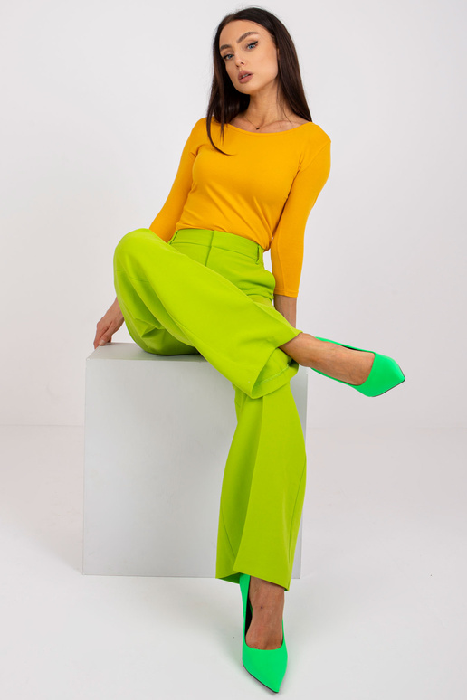 Tmavě žlutá bavlněná halenka Mona