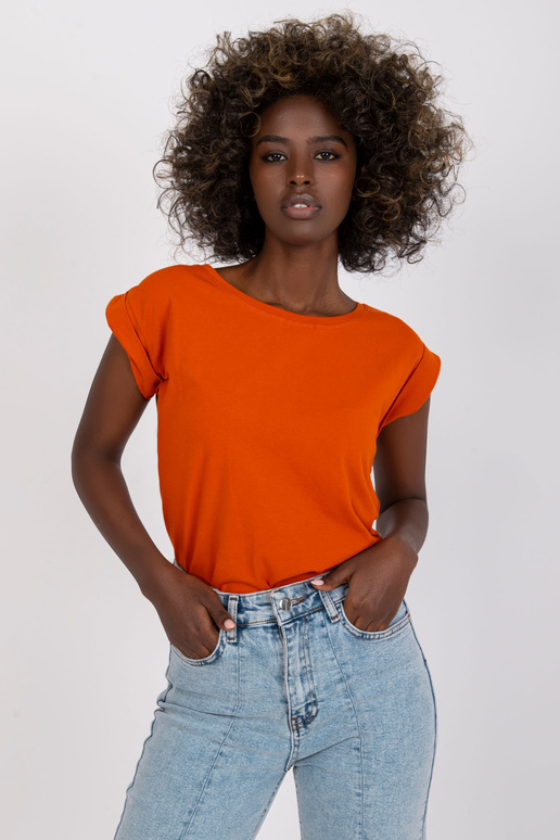 Tmavě oranžové tričko Revolution