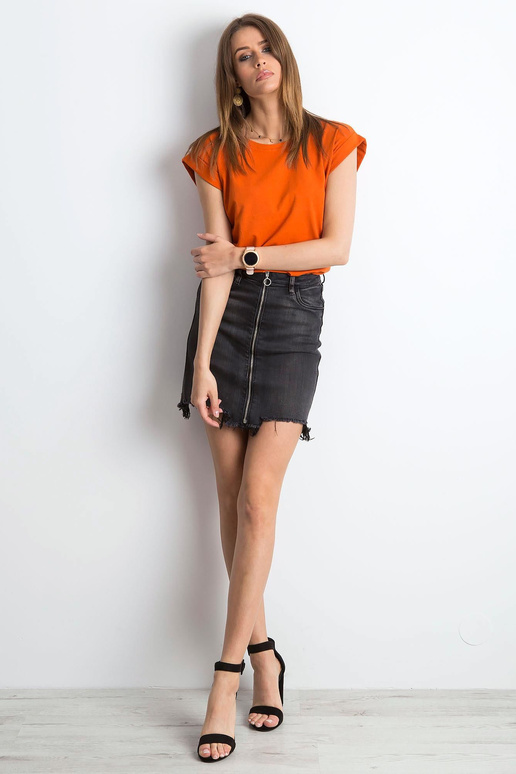 Tmavě oranžové tričko Revolution