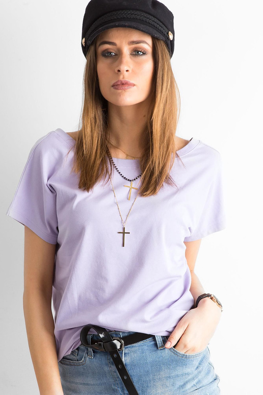 Světle fialové tričko Fire