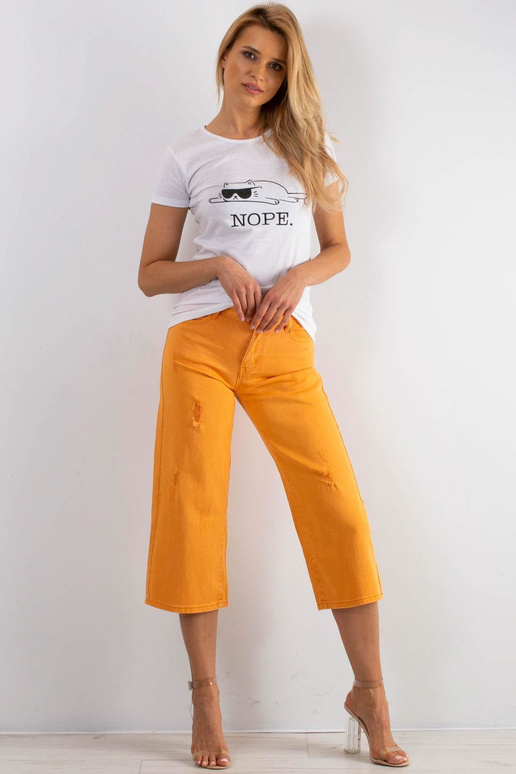 Důvody oranžové džíny