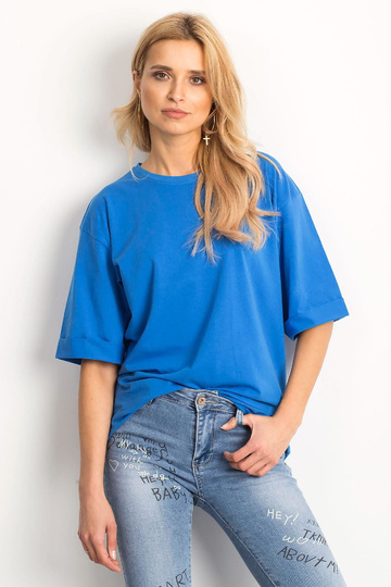 Tmavě modrá slavnostní halenka