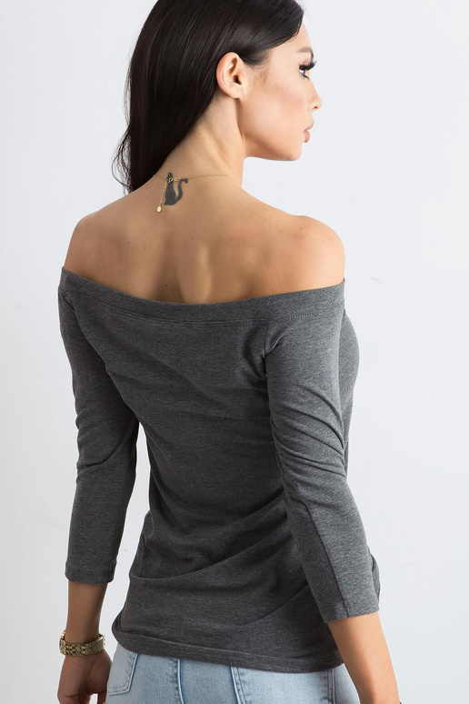 Tmavě šedá Live halenka