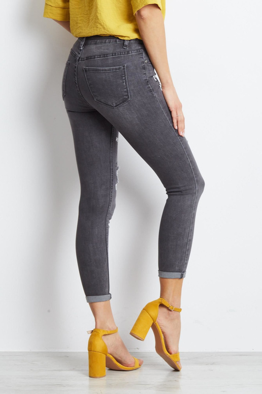 Šedé džíny Crossline