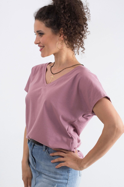 Špinavé růžové tričko Emory