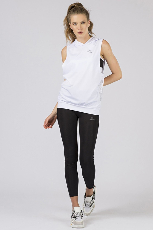 Bílá mikina s kapucí TOMMY LIFE