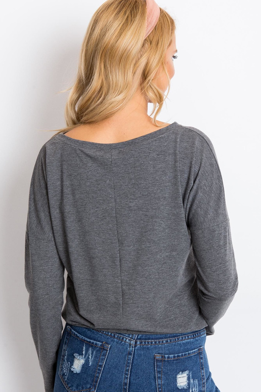 Carlina tmavě šedá halenka