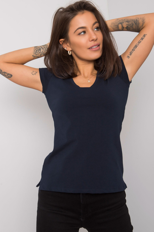 Námořnické modré čtvercové tričko Námořnické modré čtvercové tričko