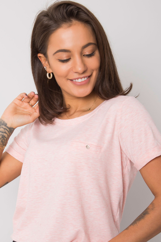 Růžové melanžové tričko Transformative Růžové melanžové tričko Transformative