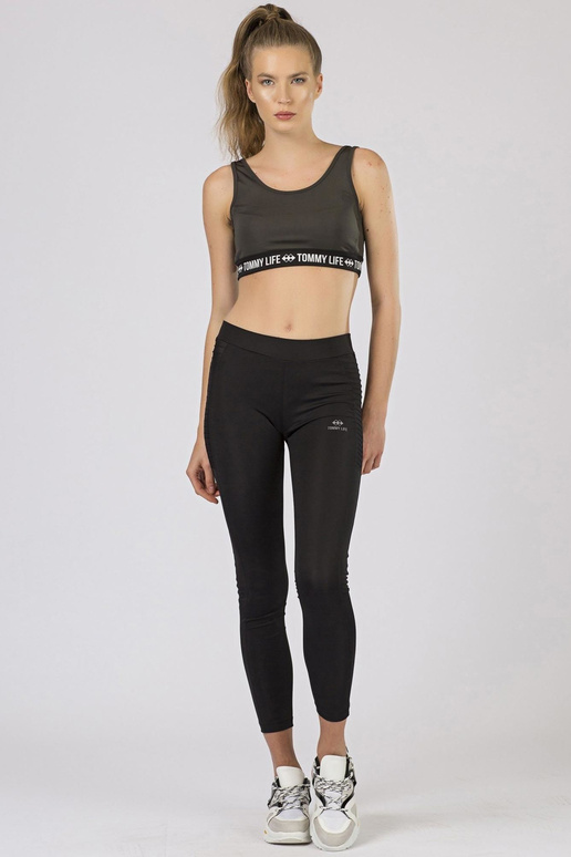 Sportovní top TOMMY LIFE Khaki Sportovní top TOMMY LIFE Khaki