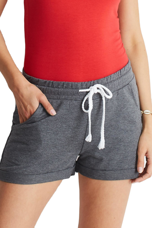 Tmavě šedé šortky Rejuvenate